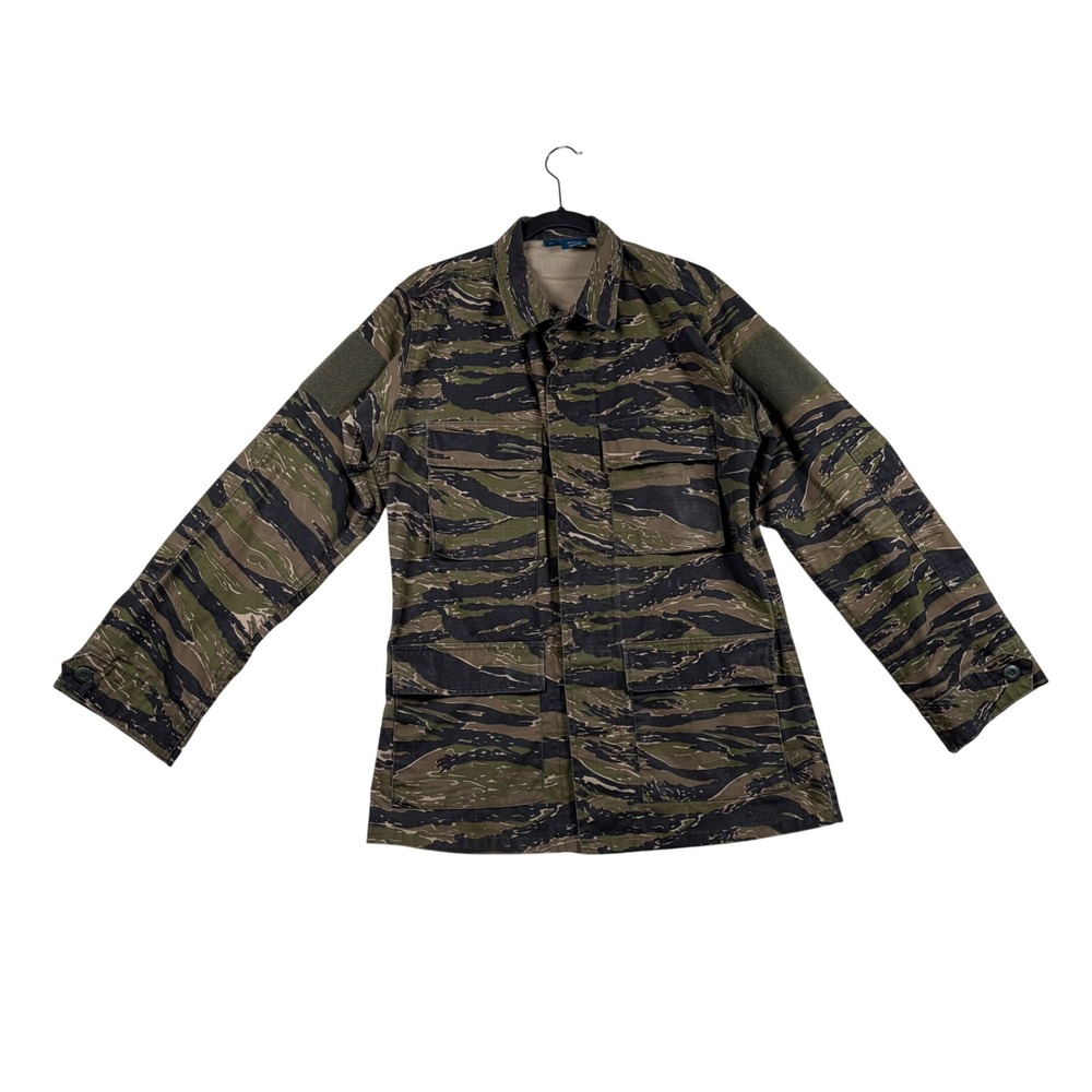 Propper BDU Coat Mens Tiger Stripe Camo Ripstop Tactical Jacket S Military